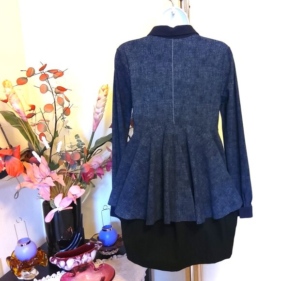 NWT MCPLANET Women's Button-Down Shirts Long Sleeve Collared Blouse Shirt Top 38 - Picture 8 of 9